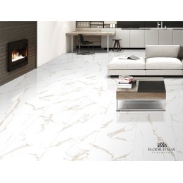 60×120cm Marmi Domus Bianco Hochglanz  9mm
