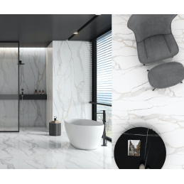 60×120cm Endless Love Calacatta Gold Hochglanz 9mm