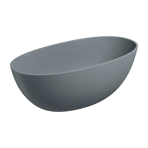 Shell M+ Freistehende Badewanne, 148 x 75 cm,Ash grey matt (AG) SHELL148WWAG