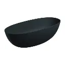 Shell M+ freistehende Badewanne, 175 x 78 cm,Black lava matt (BLV) SHELL175WWBLV