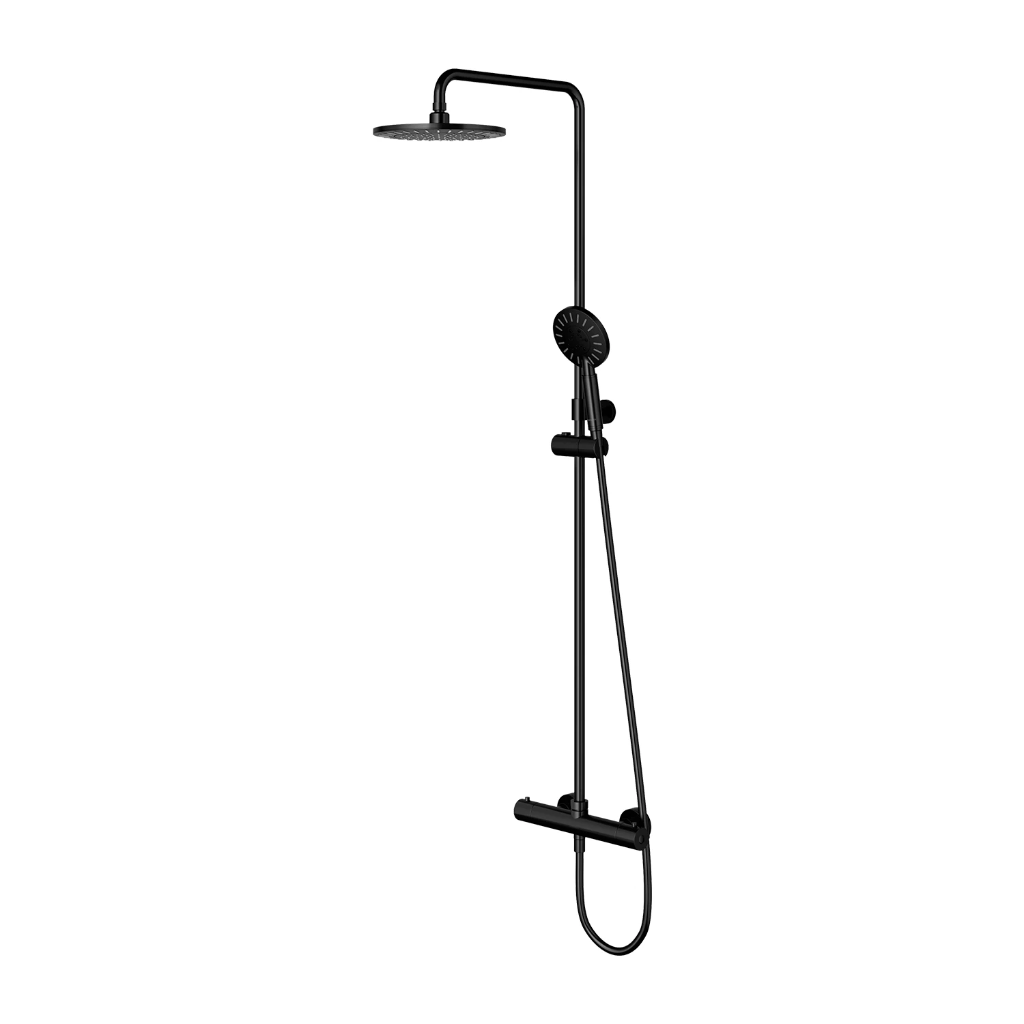 UNI Aufputz-Duschsystem mit Thermostat BLM Y1244NBL