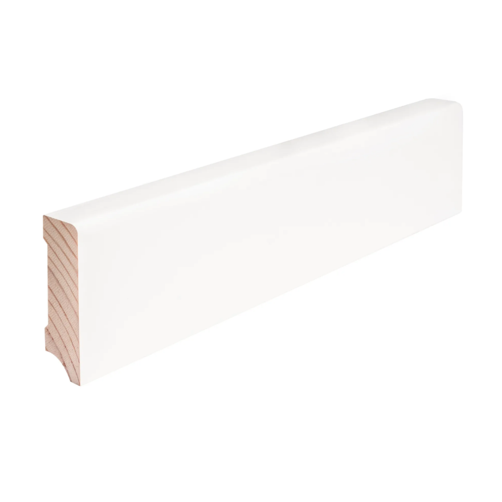 Sockelleiste Kiefer Weiß Lackiert WL10 16x40mm weiß CUBE #630NEU (SB630)