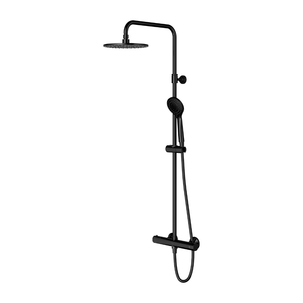 Y Aufputz-Duschsystem Schwarz seidenmatt (BLH) Y1244LUXLBL