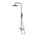 Y Aufputz-Duschsystem Kupfer poliert (CP) Y1244MCP