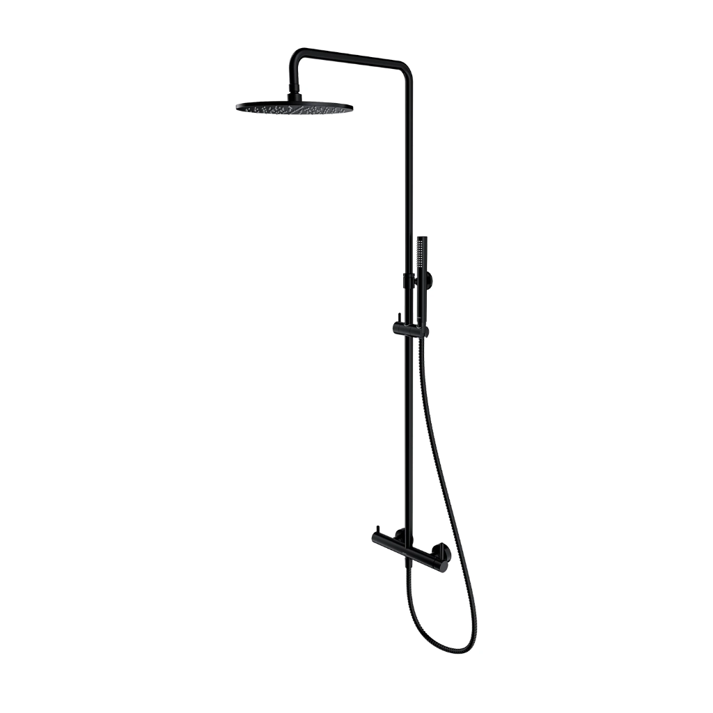 Y Aufputz-Duschsystem Schwarz seidenmatt (BLH) Y1244MBL