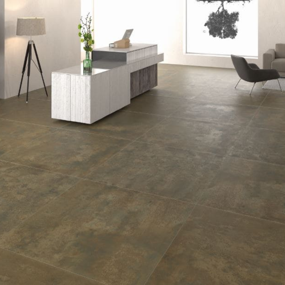 120x120cm Metallique Cobre Halbpoliert 