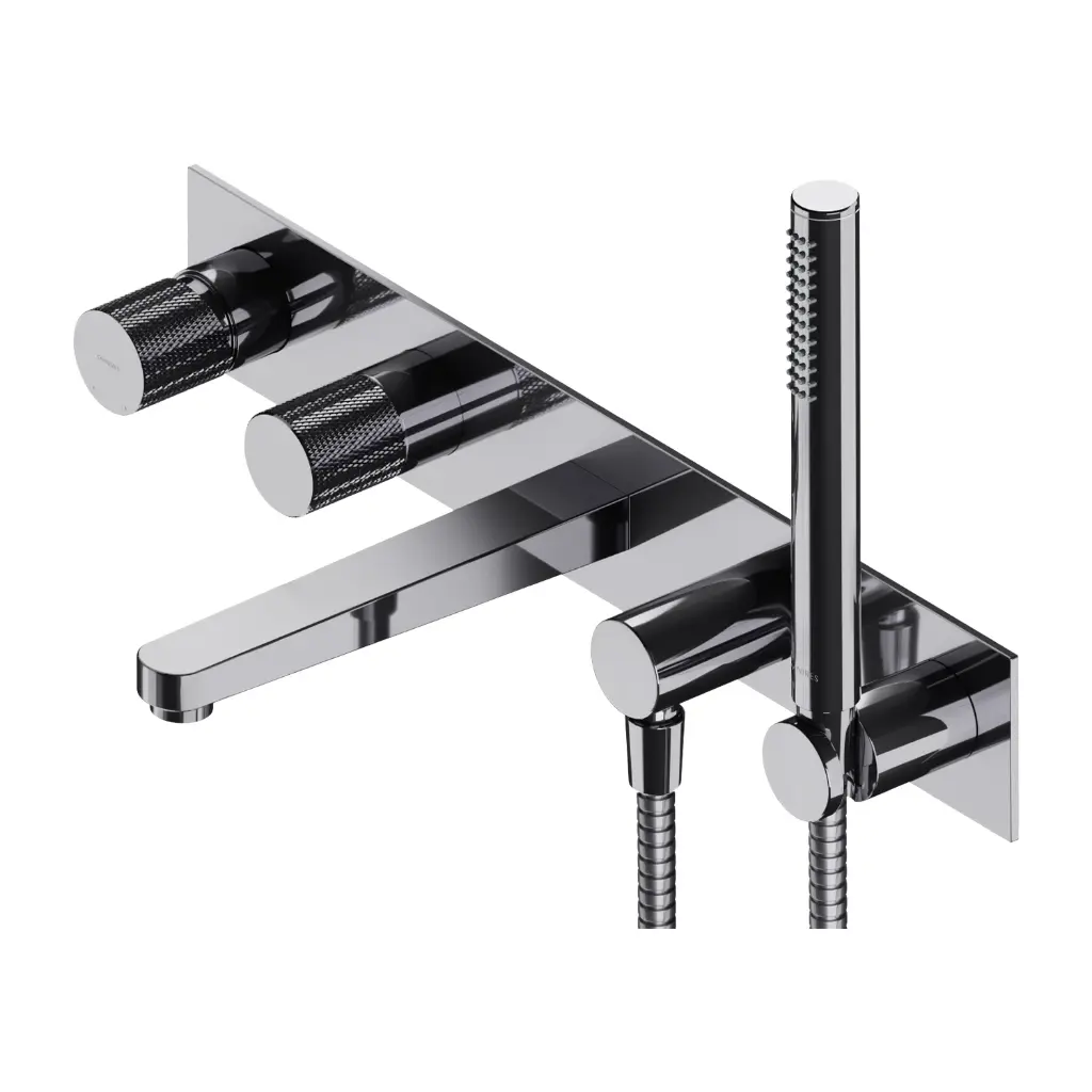 Contour Unterputz-5-Loch-Badewannenarmatur Chrom poliert (CR)CT8037-1CR
