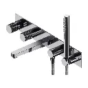 Contour Unterputz-5-Loch-Badewannenarmatur Chrom poliert (CR)CT8037-1CR