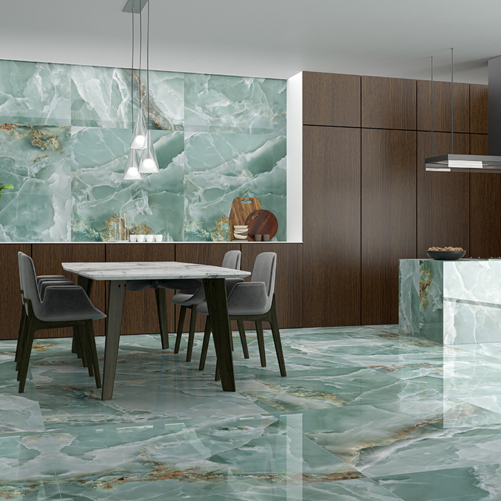 120x120cm Iceland Mint Ultra Gloss 9mm
