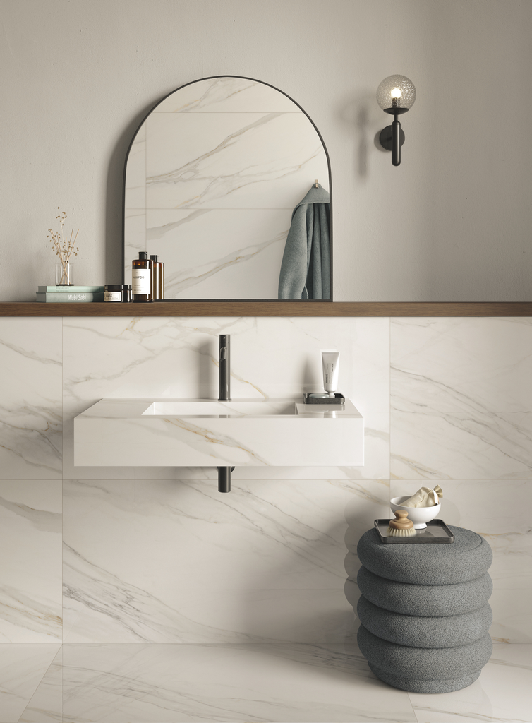 Waschbecken Golden White Hochglanz