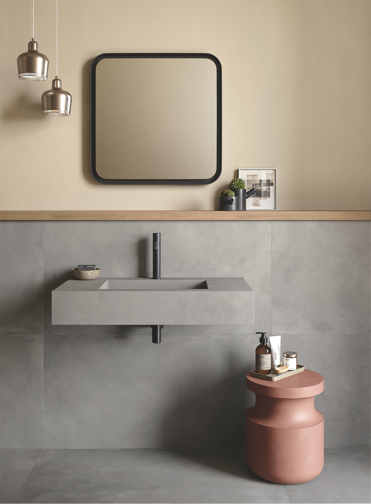 Waschbecken Mystone Fog Handgemacht