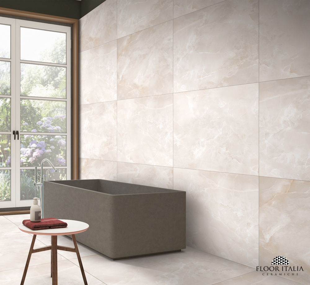80x80cm Madras Perla Hochglanz 9mm