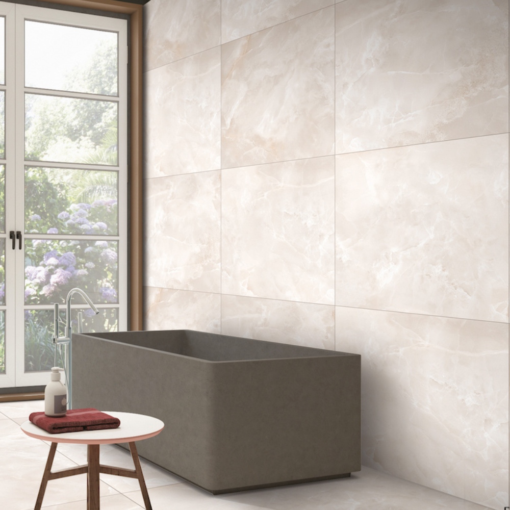 80x80cm Madras Perla Hochglanz 9mm