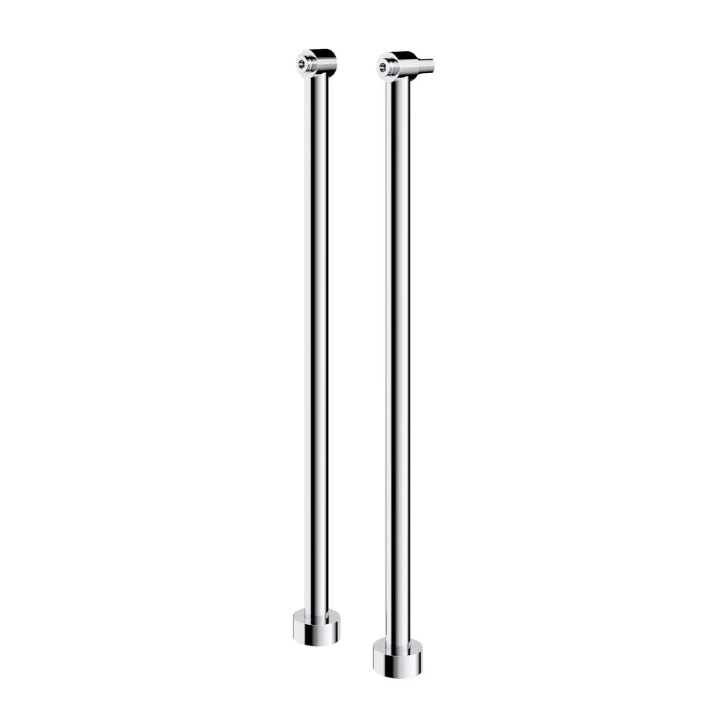BODENANSCHLÜSSE Universal-Bodenanschlüsse für freistehende Badewannenarmaturen Chrom poliert (CR) 8819CR