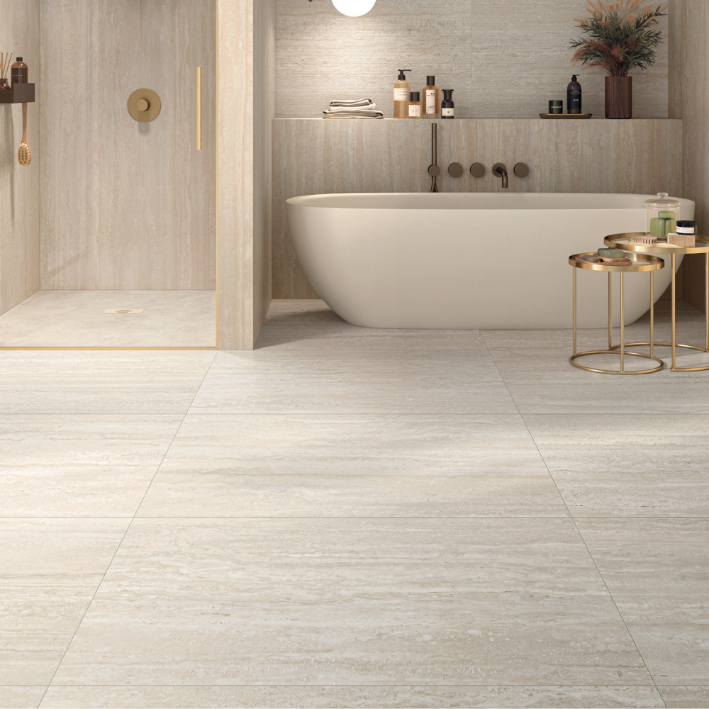 120x278cm Perpetual Travertino Ivory Matt 6mm  