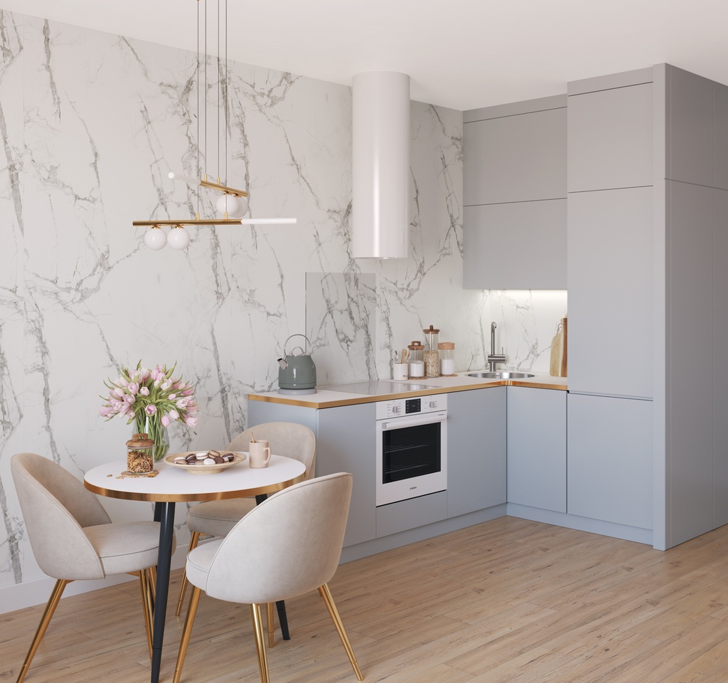 SPC Wandpaneel 120x265x0,4cm Matt Calacatta Snow