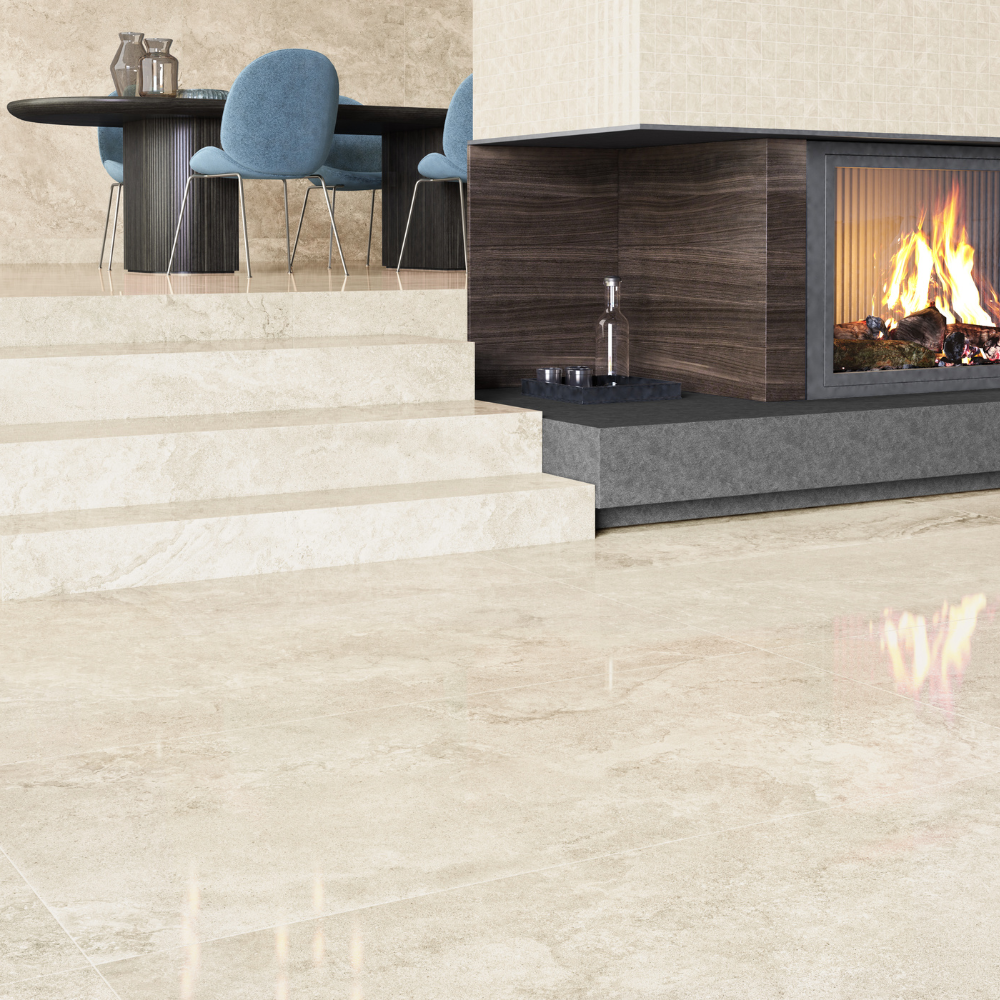 60x60cm Capadocia Sand Hochglanz