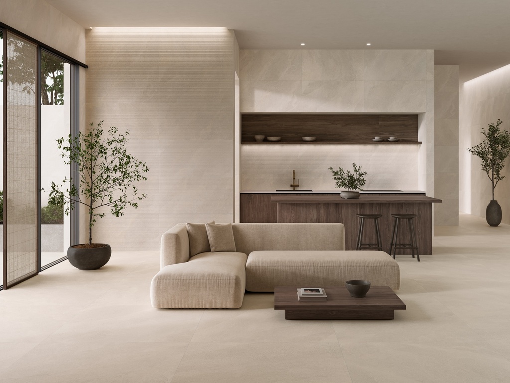 60x120cm Relief Calinastone Cream Matt 9mm 