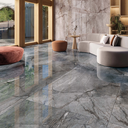 100x100cm Root Silver Hochglanz 8mm