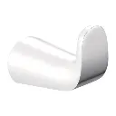 Saco Handtuchhalter , Chrom / Weiß poliert (CRB)