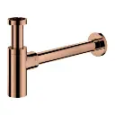 Siphon Dekorativer Waschtisch Siphon Kupfer poliert (CP)