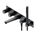 Contour Unterputz-5-Loch-Badewannenarmatur Anthrazit gebürstet (AT) CT8037-1AT