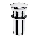 Klick-Klack-Stopfen für Waschtische ohne Überlauf  Chrom poliert (CR) A716CR