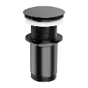 Klick-Klack-Stopfen für Waschtische ohne Überlauf  Anthrazit gebürstet (AT) A716AT