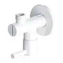 Eckventil Weiß matt (WM)  8857WM