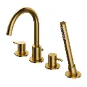  Y 4-Loch-Badewannenarmatur Gold gebürstetet (GLB) Y1232GLB