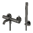 Y Badewannenarmatur mit einem Brause-Set Graphit gebürstet (GR) Y1231GR