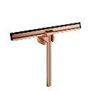 Uni Glaswischer mit Wandhalter Kupfer gebürstetet (CPB) UN10910CPB