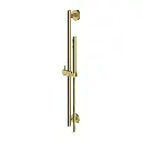  MICROPHONE Schiebe-Duschstange-Duschsystem Messing gebürstet (BSB)MICROPHONE-SBSB