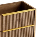 Ersatzgriff für Möbel der Serien Trend und Reel. Breite 50 cm (2 Stück). Goldfarben T.050.100.ORO