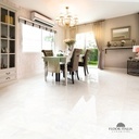 120x120cm Madras Bianco Hochglanz 9mm